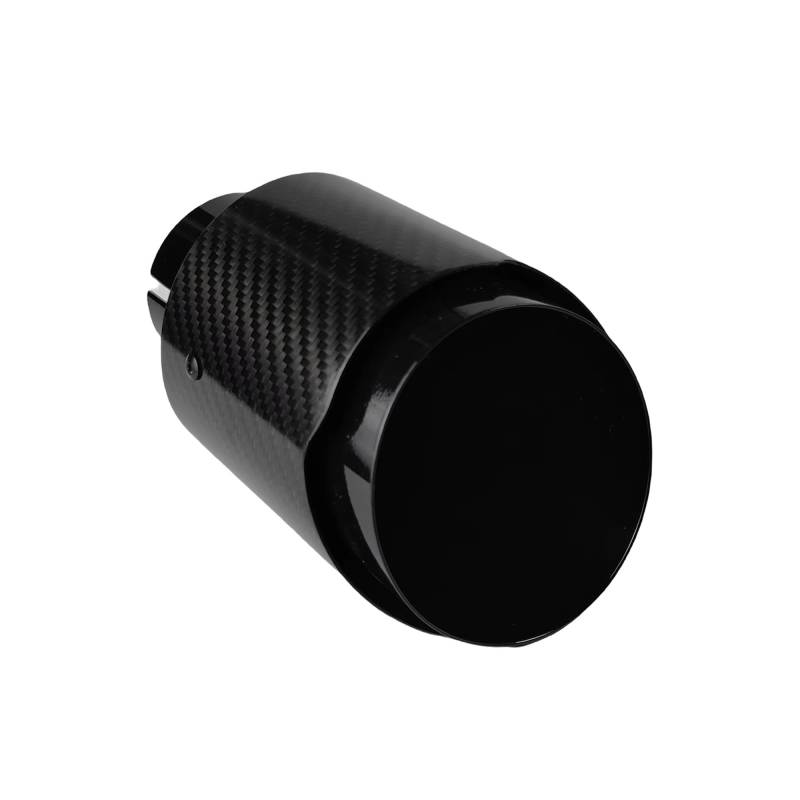 Auto Endrohre 1 Stück Universal Auto Carbon Fiber Tail Throat Schalldämpfer Helle Twill Glossy Schalldämpfer Auspuffdüse Spitze Auspuffendrohr(76.2mm-114mm) von Lspbfkq