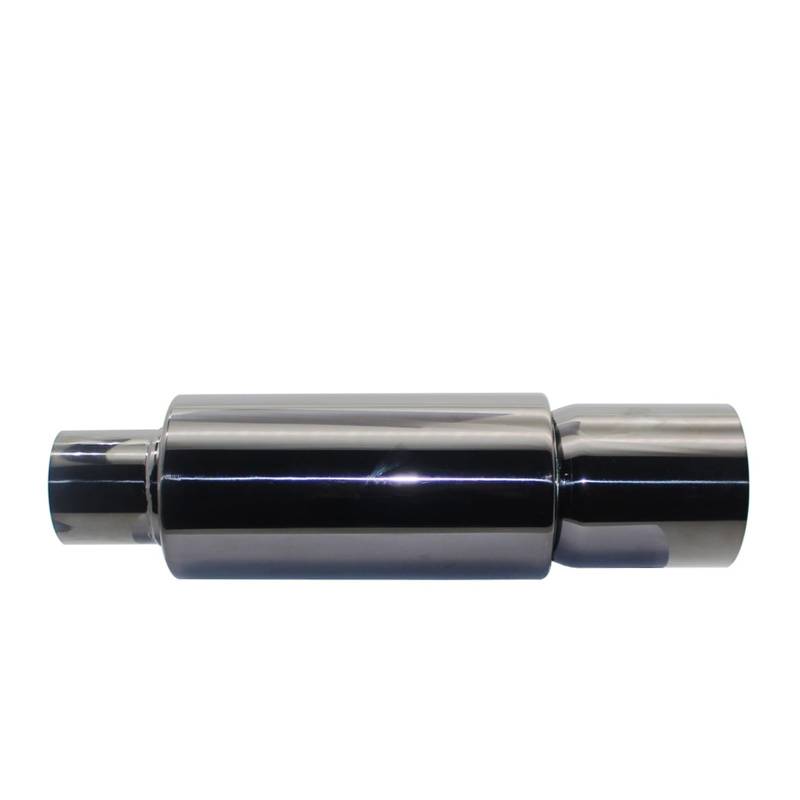 Auto Endrohre Auto Auspuff Schalldämpfer Endrohr Universal Edelstahl Schnittstelle 51 57 63MM Auspuffanlage Ende Auspuffendrohr(007 Titanium 57mm) von Lspbfkq