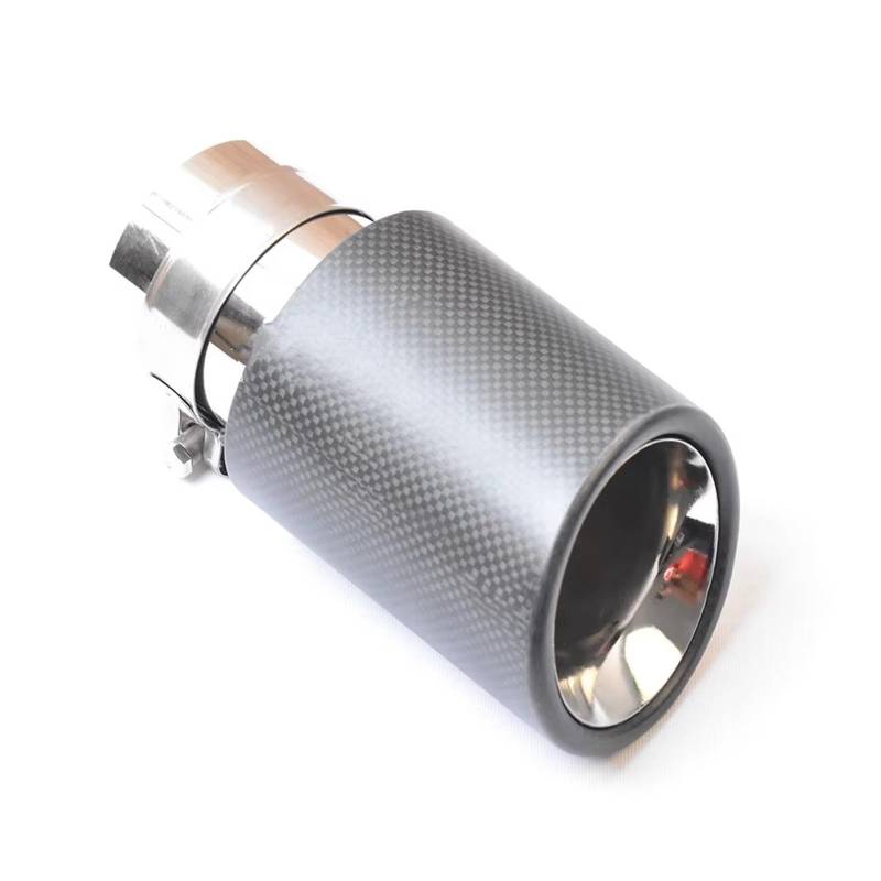 Auto Endrohre Auto-Universal-Modifikation Einzelne Gewellte Abschrägung Für Kanten-Auspuffrohr Vollfaser-Carbon-Abdeckung Für Alle Autos Auspuffendrohr(More size) von Lspbfkq