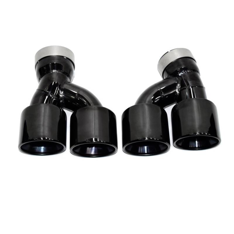 Auto Endrohre Für 5 Series Endrohr 2018-2023 G30 G31 Auspuffrohr Modifikation Quad Carbon Fiber Schalldämpfer Spitze Auspuffkopf Auspuffendrohr(B) von Lspbfkq