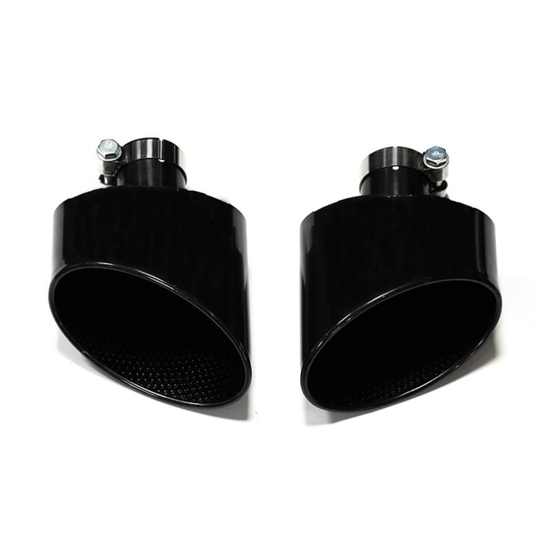 Auto Endrohre Für A3 A4 A5 A6 A7 Bis RS3 RS4 RS5 RS6 RS7 Look Endrohr Düse Auspuffanlage Schalldämpfer Spitze Auspuffrohr Auspuffendrohr(Black B) von Lspbfkq
