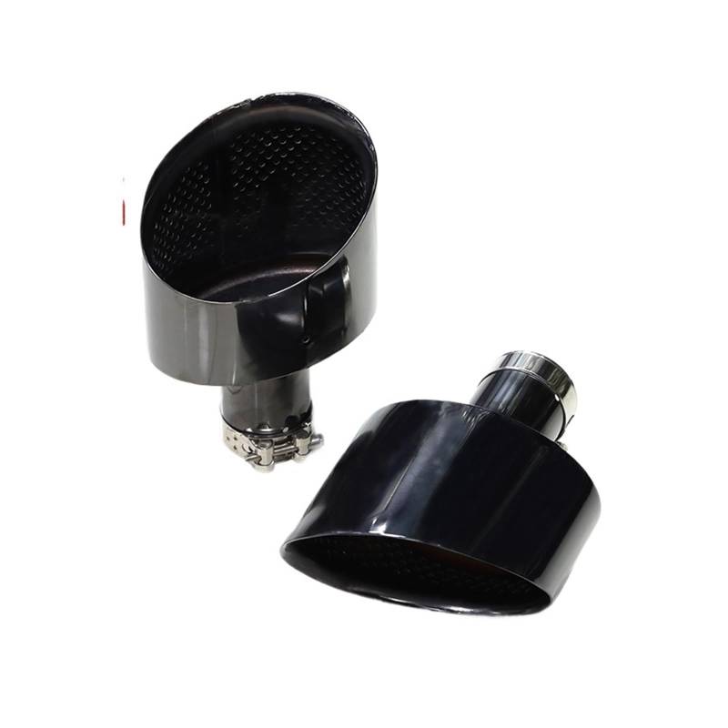 Auto Endrohre Für A3 A4 A5 A6 A7 Bis RS3 RS4 RS5 RS6 RS7 Look Endrohr Düse Auspuffanlage Schalldämpfer Spitze Auspuffrohr Auspuffendrohr(Black C) von Lspbfkq