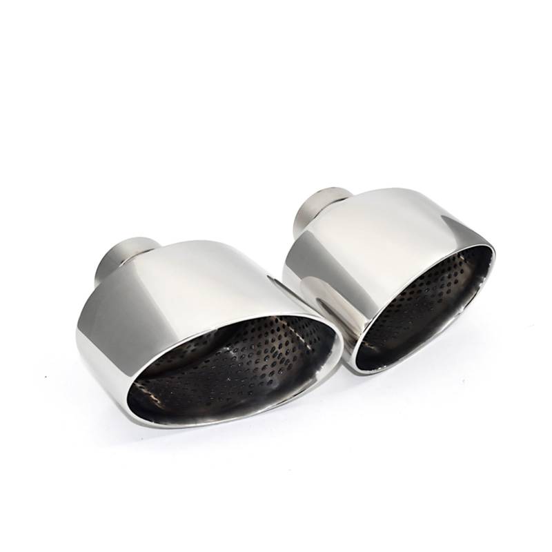 Auto Endrohre Für A3 A4 A5 A6 A7 Bis RS3 RS4 RS5 RS6 RS7 Look Endrohr Düse Auspuffanlage Schalldämpfer Spitze Auspuffrohr Auspuffendrohr(Silver C) von Lspbfkq