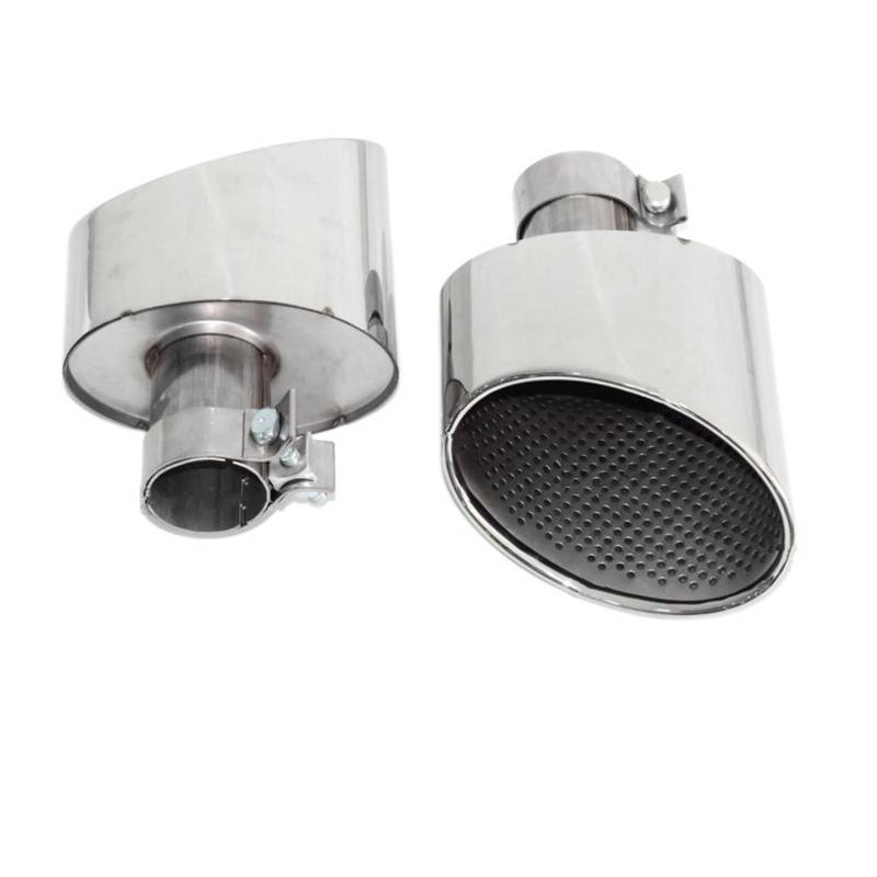 Auto Endrohre Für A4 A5 A6 A7 Bis RS4 RS5 RS6 RS7 Schalldämpferspitze Endrohr Edelstahl Auspuffrohr 1 Paar Auspuffspitze Auspuffendrohr(A) von Lspbfkq