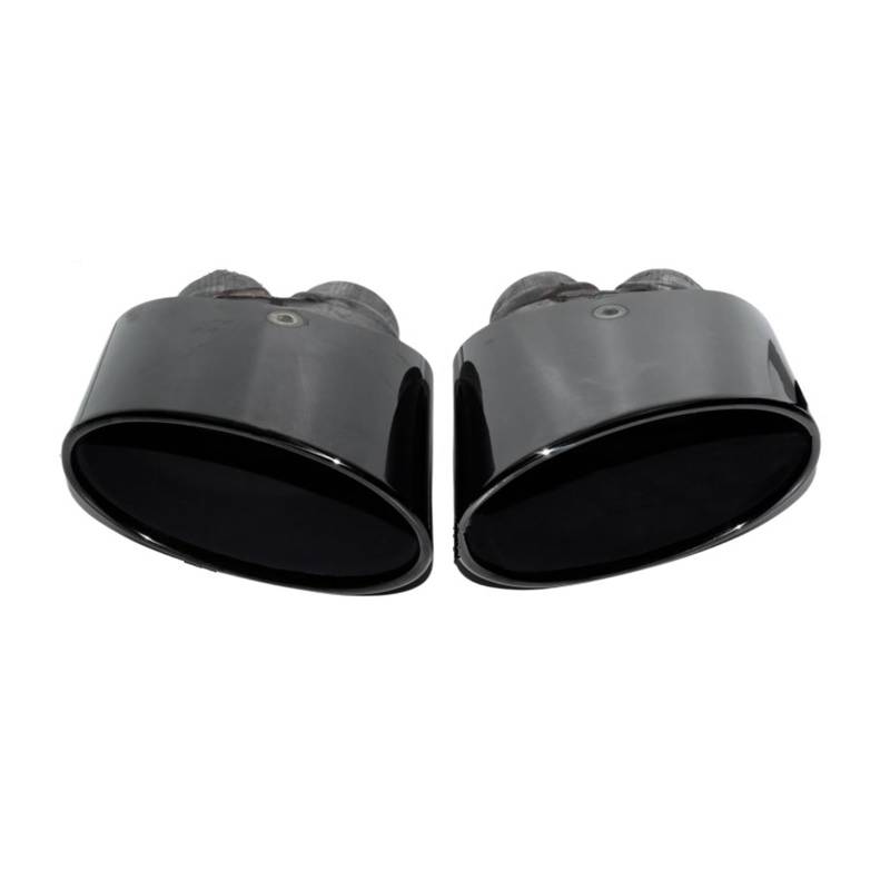 Auto Endrohre Für A4 A5 A6 A7 Bis RS4 RS5 RS6 RS7 Schalldämpferspitze Endrohr Edelstahl Auspuffrohr 1 Paar Auspuffspitze Auspuffendrohr(C) von Lspbfkq