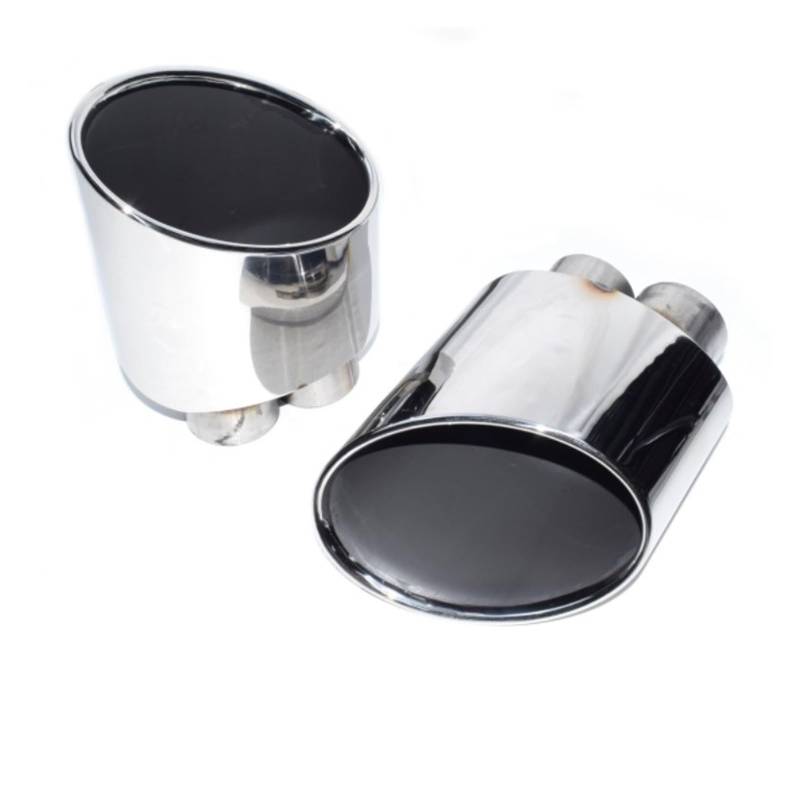 Auto Endrohre Für A4 A5 A6 A7 Bis RS4 RS5 RS6 RS7 Schalldämpferspitze Endrohr Edelstahl Auspuffrohr 1 Paar Auspuffspitze Auspuffendrohr(D) von Lspbfkq