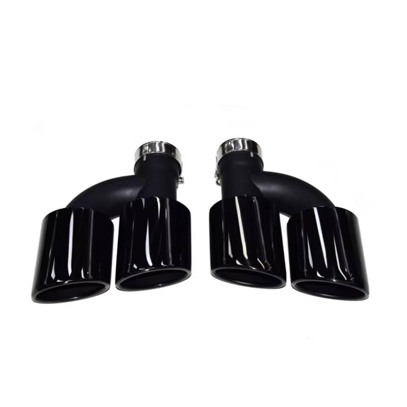 Auto Endrohre Für A4 A5 A6 A7 Rohränderung S4 S5 S6 S7 Quad-Endrohr Schwarz Schalldämpferspitze Auspuffkopf Auspuffendrohr(Schwarz) von Lspbfkq