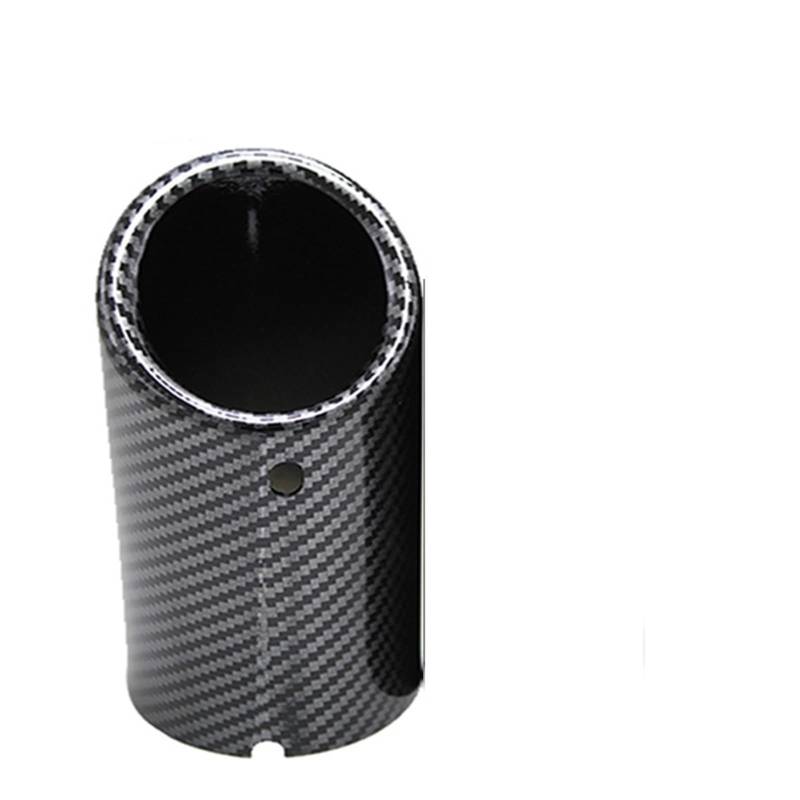Auto Endrohre Für E90 E92 325i 2006-2010 328i 2007-2010 Auto Styling Edelstahl Auspuff Tipp Rohr Auspuffendrohr(1piece Carbon fiber) von Lspbfkq