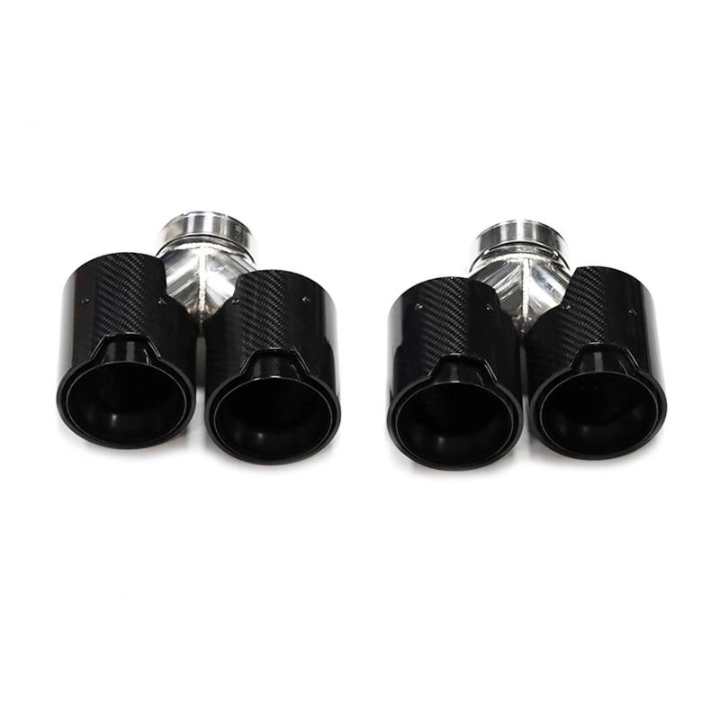 Auto Endrohre Für F10 F11 535d 535i 640i 640d Bis G30 G31 Auto-Auspuffanlage Düse Endrohr Quad Carbon Fiber Auspuffspitze Auspuffendrohr(Carbon Fiber A) von Lspbfkq