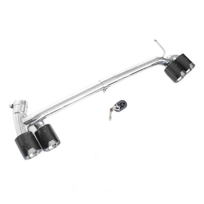 Auto Endrohre Für F30 F31 320i 330i 3er-Serie Schalldämpferspitze Düse Endrohr Auspuffanlage Tipps Quad Auto Auspuffspitze Auspuffendrohr(Carbon Fiber B) von Lspbfkq