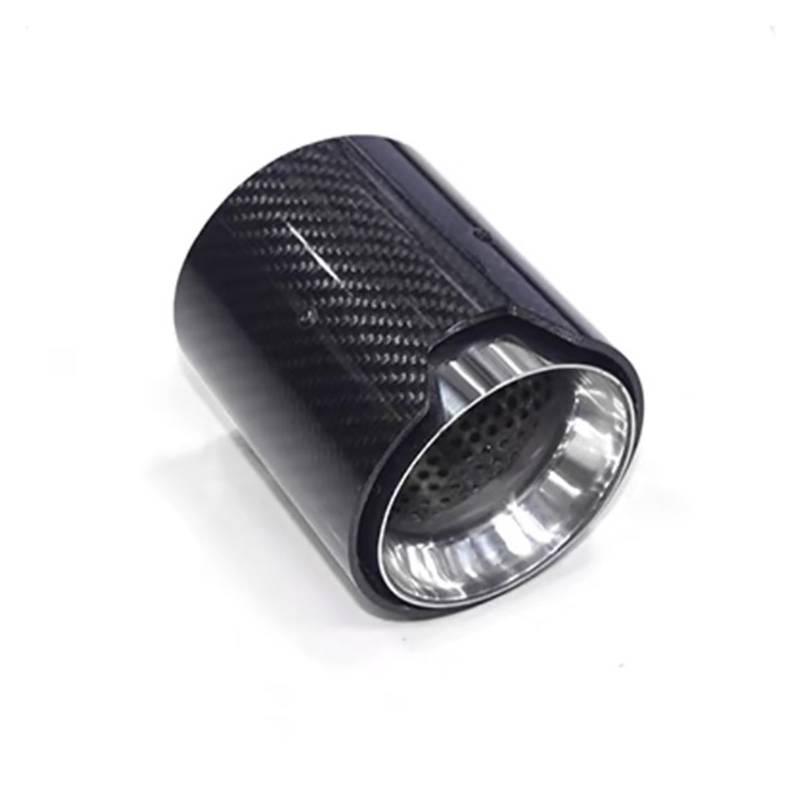 Auto Endrohre Für F87 F80 F82 F83 F90 Muffeldüsen Tails M2 M3 M4 M5 M6 Carbon Auspuffblenden 1 Stück Auspuffendrohr(Silver 70mm-93mm) von Lspbfkq