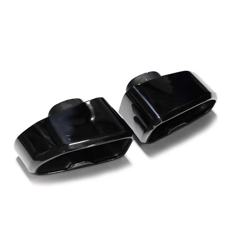 Auto Endrohre Für G01 X3 G02 X4 Edelstahl Schalldämpfer Spitze Auspuffrohr Quadrat Endrohr Auspuff System 2018-2021 Auspuffendrohr(Schwarz) von Lspbfkq