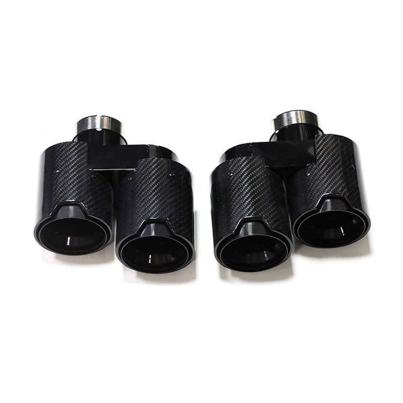 Auto Endrohre Für G20 G21 330i 330d 330e Auspuffanlage Düse Auspuffrohr 2,5 Zoll Endrohr Quad Carbon Fiber Auspuffspitze Auspuffendrohr(Carbon Fiber A) von Lspbfkq