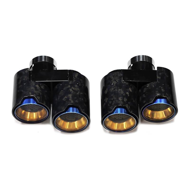 Auto Endrohre Für G20 G21 330i 330d 330e Auspuffanlage Düse Auspuffrohr 2,5 Zoll Endrohr Quad Carbon Fiber Auspuffspitze Auspuffendrohr(Carbon Fiber C) von Lspbfkq