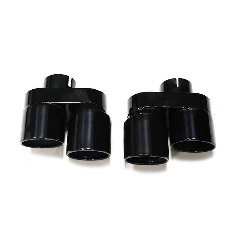 Auto Endrohre Für G20 G21 330i 330d 330e Auspuffanlage Düse Auspuffrohr 2,5 Zoll Endrohr Quad Carbon Fiber Auspuffspitze Auspuffendrohr(Schwarz) von Lspbfkq