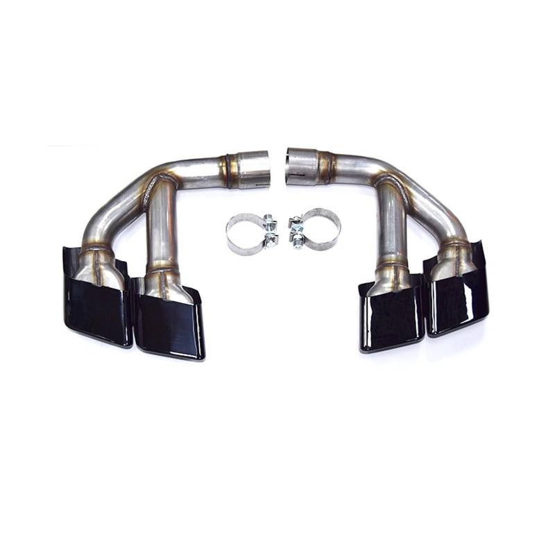Auto Endrohre Für Q7 4M 2.0t 3.0t SQ7 2015-2019 Design Quad Square Tips Auspuffanlage Düsenschalldämpfer Spitze 304 Edelstahl Auspuffendrohr(3.0t Diesel Black) von Lspbfkq