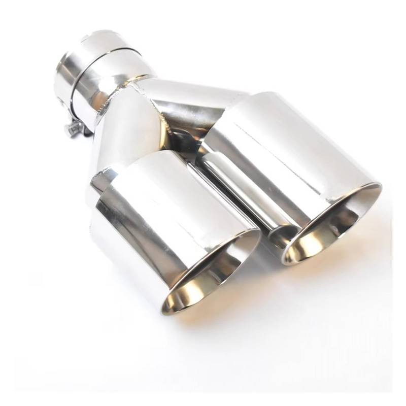 Auto Endrohre Für Toyota Dual Car Modification Edelstahl Universal-Automobil-Auspuffrohr Doppelschalldämpferspitze Auspuffendrohr(ID 57 OD 101 MM) von Lspbfkq