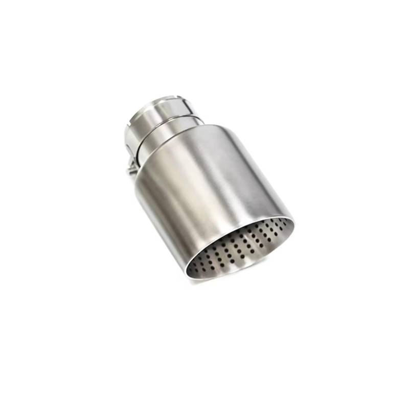 Auto Endrohre Für VW Für GTI MK7 Für Golf7 Düse 60MM 63mm Schalldämpferspitze 1 Stück Auto Auspuffendrohr Systemrohr Universal Auspuffspitze Auspuffendrohr(ID63MMOD114MM) von Lspbfkq