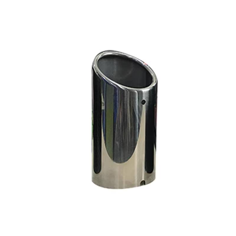 Auto Endrohre Für VW Für Jetta MK6 1,4 T 2012 2013 2014 2015 Auspuff Edelstahl Endrohr Auspuffendrohr(Silver 1piece) von Lspbfkq