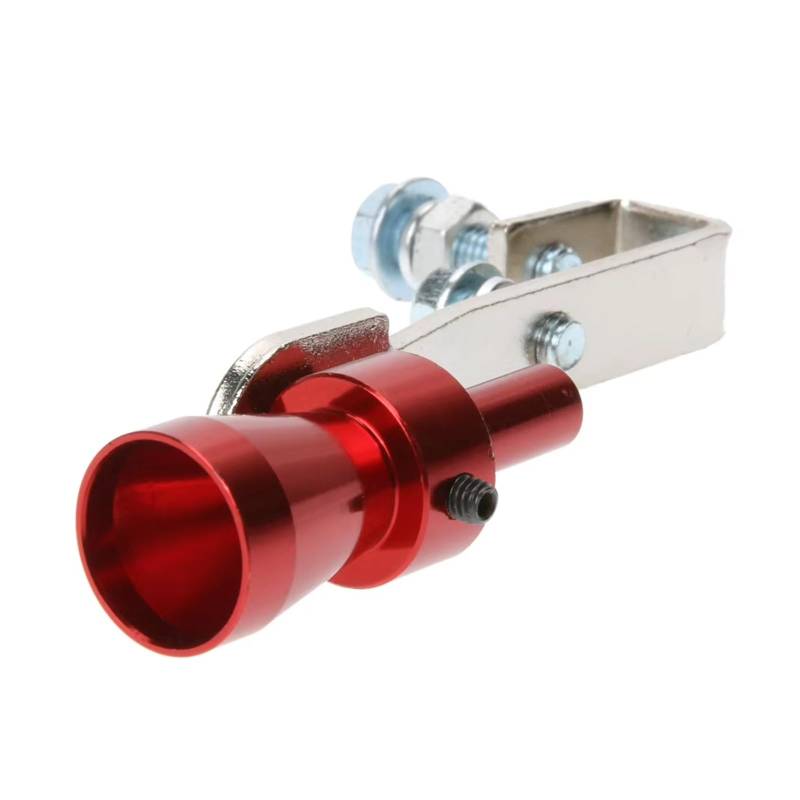 Auto Endrohre Praktischer Soundsimulator Tragbares Auto-Turbo-Whistle-Auspuffrohr-Whistle-Schalldämpfer-Abblasen-Auto-Automobil Auspuffendrohr(Red) von Lspbfkq