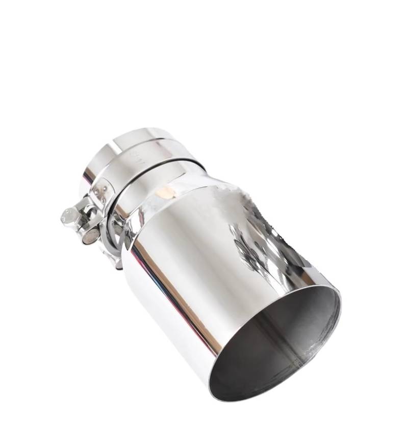 Auto Endrohre Universal Auspuff System Endrohr Auto Auspuffrohr Einzelne Gerade Schalldämpfer Spitze Für Mazad 1 Stück Auspuffendrohr(ID 54 OD 89 MM) von Lspbfkq
