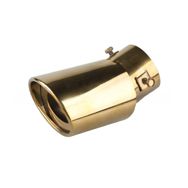 Auto Endrohre Universal Auto Auspuff Schalldämpfer Spitze Runde Edelstahl Auto Schwanz Hinten Runde Auspuffrohr Schwanz Schalldämpfer Auspuffendrohr(I) von Lspbfkq