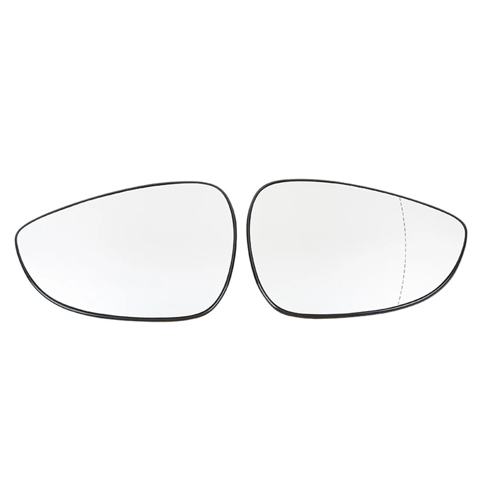 Auto-Außenspiegelglas Für Ford Für Fiesta Für MK7 2008-2017 Beheizter Seitenrückspiegel Klarglas Konvex Mit Trägerplatte Außenspiegel Glas Ersatz(Left and Right) von Ltusgt