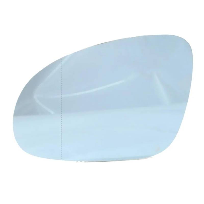 Auto-Außenspiegelglas Für Golf 5 Für MK5 Für Jetta Für Passat B6 2006-2009 Links Rechts Auto Beheizter Spiegel Blau Weiß Glaslinse Ersatz Außenspiegel Glas Ersatz(Left Blue) von Ltusgt