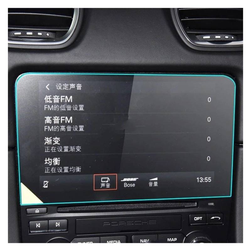 GPS Navigator Displayschutzfolien Für 718 Für GTS Für GT4 2016-2020 Gehärtetem Glas Screen Protector Radio GPS Navigation Auto Navi Folie von Ltusgt