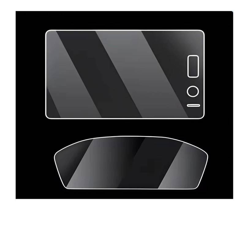 GPS Navigator Displayschutzfolien Für CRV Für Die 6. Generation 2023–2025 Gehärtetes Glas GPS-Autonavigation Bildschirmschutzfolie Armaturenbrett-Aufkleber Auto Navi Folie(9 inch RHD Dashboard) von Ltusgt