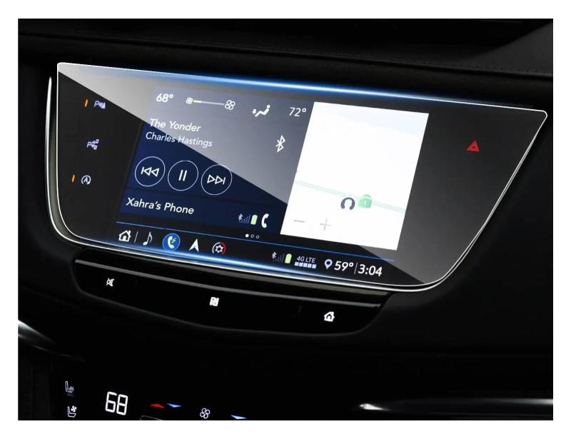 GPS Navigator Displayschutzfolien Für Cadillac Für XT5 Für XT6 2019-2023 8 Zoll Auto GPS Navigation Gehärtetem Glas Touch Screen Film Protector Auto Navi Folie von Ltusgt