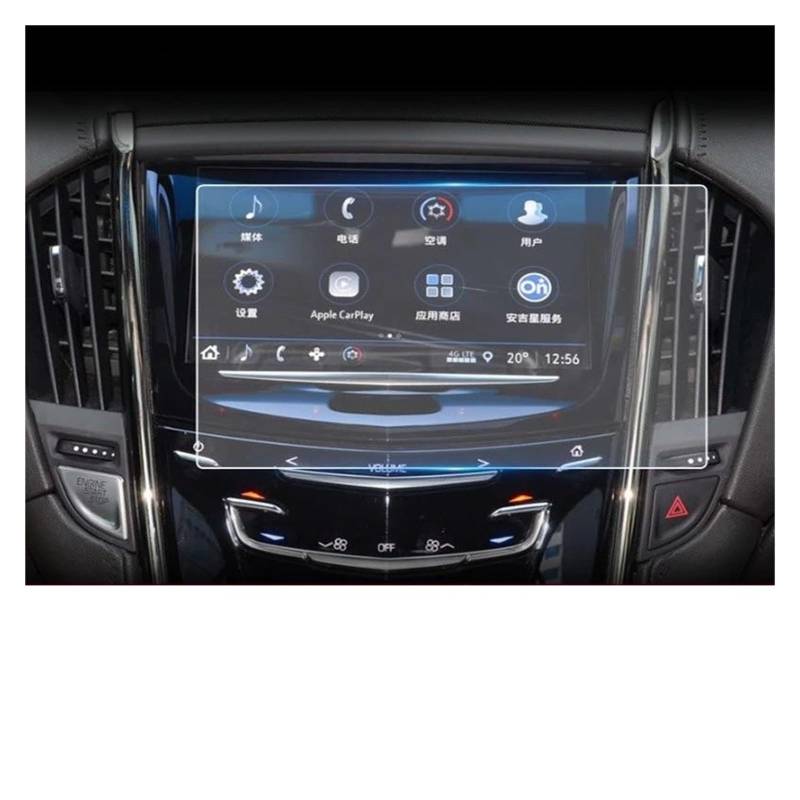 GPS Navigator Displayschutzfolien Für Cadillac Für XTS Für Cts 2014-2019 Navigationsbildschirm Anti-Kratz-Schutz Computerfilm Auto Gehärtetes Glas Auto Navi Folie von Ltusgt