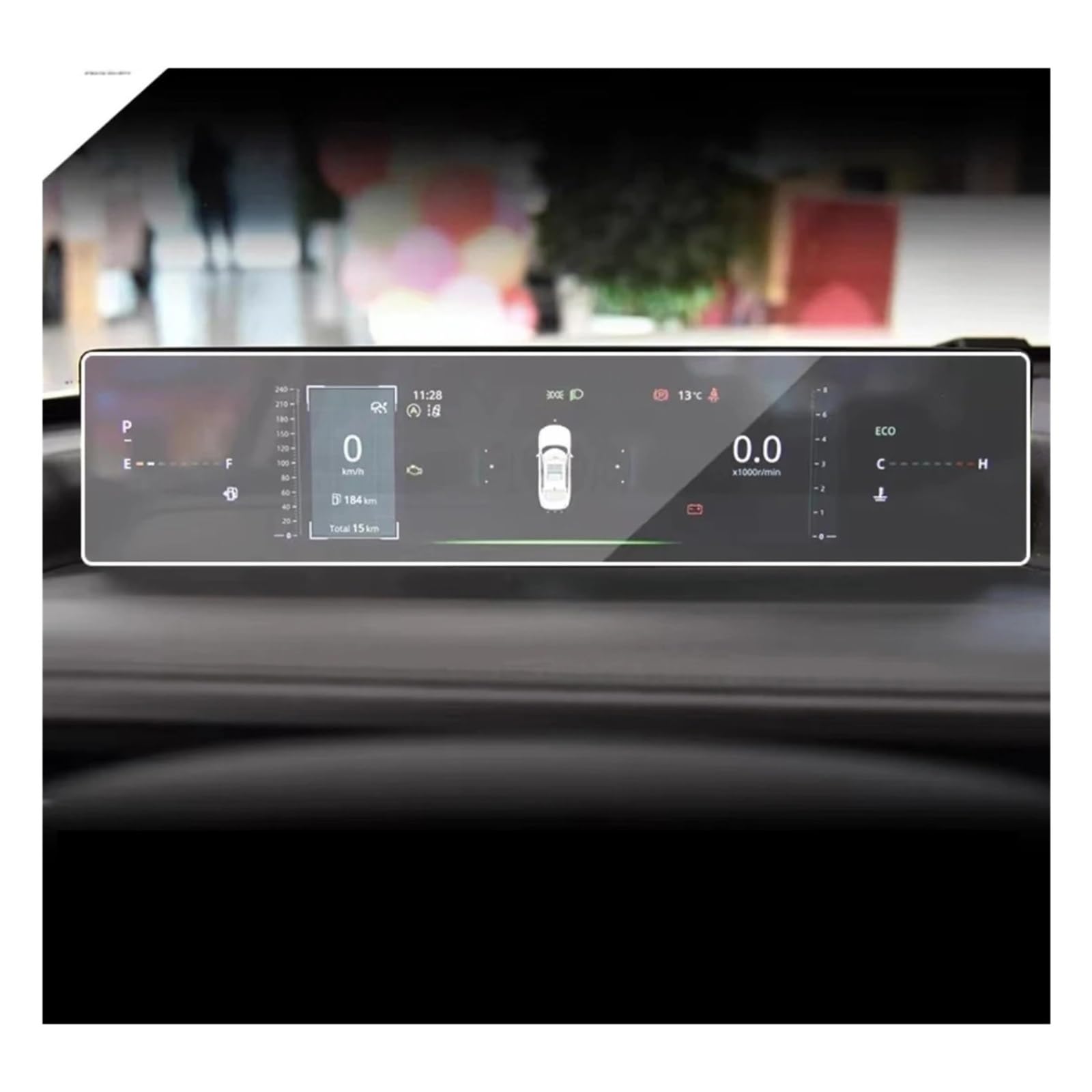 GPS Navigator Displayschutzfolien Für Changan Für Lamore 2023-2024 LCD-Autoradio 13,2 Zoll GPS-Navigation Gehärtetes Glas Und Armaturenbrett-Bildschirmschutzfolie Auto Navi Folie(Dashboard) von Ltusgt