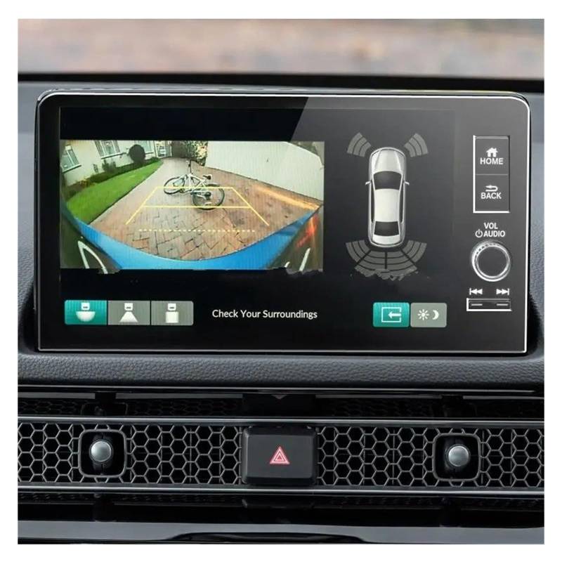 GPS Navigator Displayschutzfolien Für HR-V 2022 Gehärtetem Glas Screen Protector Film Auto Radio GPS Navigation Innen Auto Navi Folie(Right had Drive) von Ltusgt