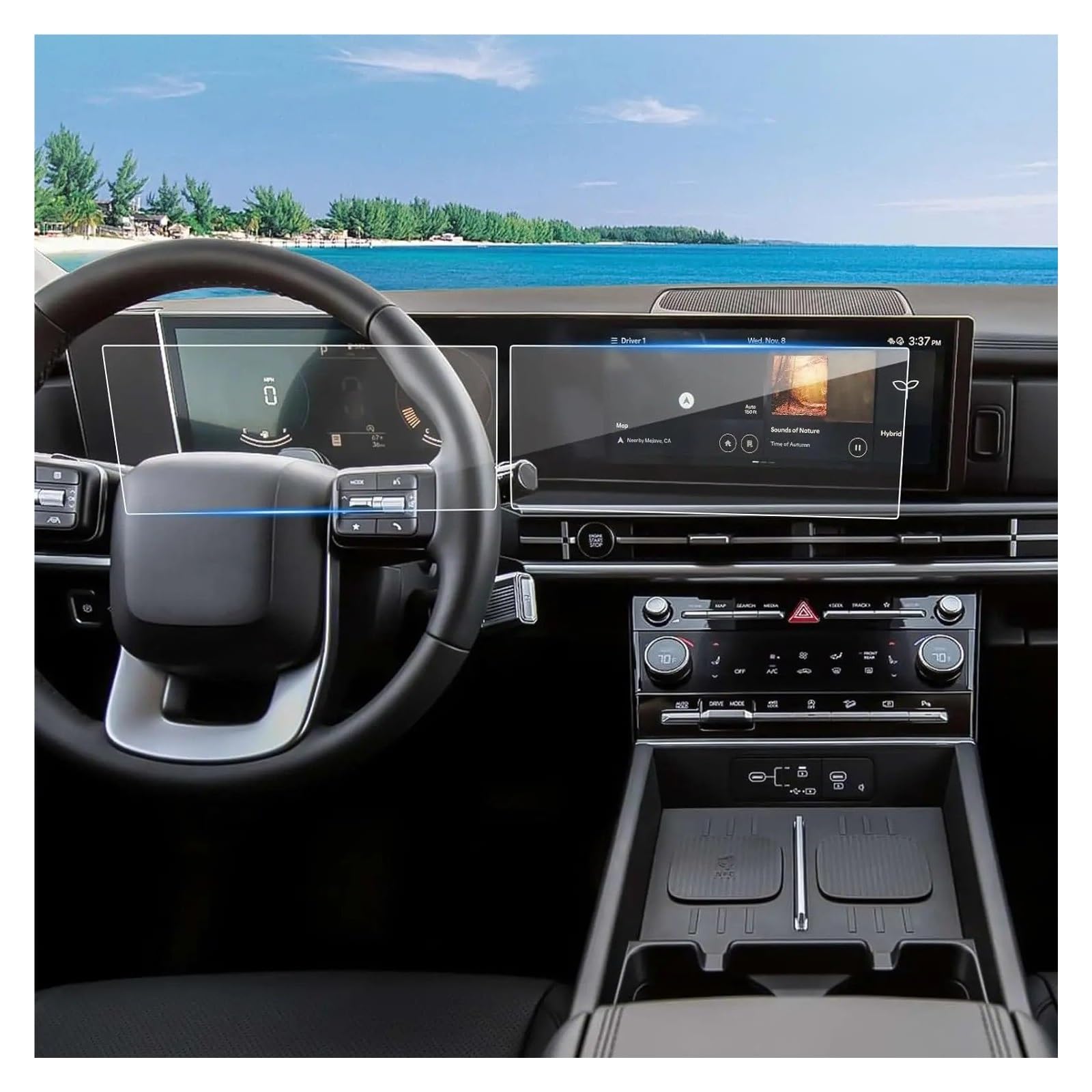 GPS Navigator Displayschutzfolien Für Hyundai Für Tucson 2024-2025 Gehärtetes Glas 12,3 Zoll GPS-Navigation Und Armaturenbrett-Bildschirmschutzfolie Auto Navi Folie GPS Navigator Displayschutzfolien Für Hyundai Für Tucson 2024-2025 Gehärtetes Glas 12,3 Zoll GPS-Navigation Und Armaturenbrett-Bildschirmschutzfolie Auto Navi Folie von Ltusgt