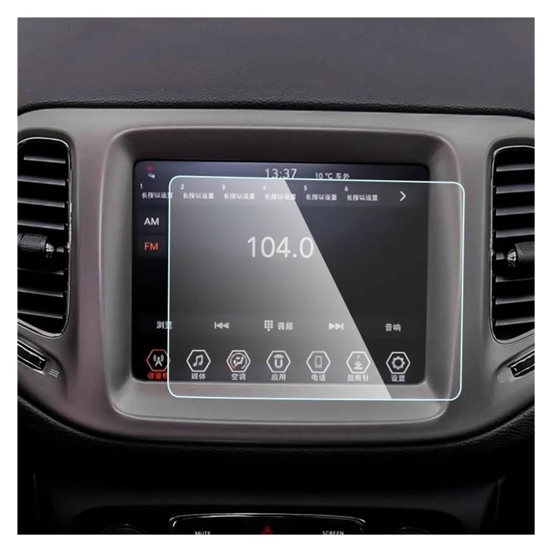 GPS Navigator Displayschutzfolien Für Jeep Für Kompass 2017-2020 16.8 * 12,3 cm PVC Auto Navigation Bildschirm Film GPS Bildschirm Anti-Scratch Auto Navi Folie von Ltusgt
