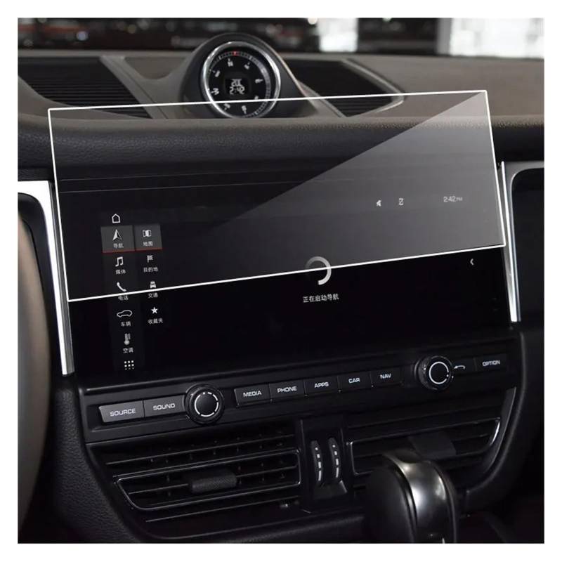 GPS Navigator Displayschutzfolien Für Macan 95B 2019-2023 Gehärtetem Glas GPS Navigation Screen Protector Abdeckung Schutz Film Auto Navi Folie von Ltusgt