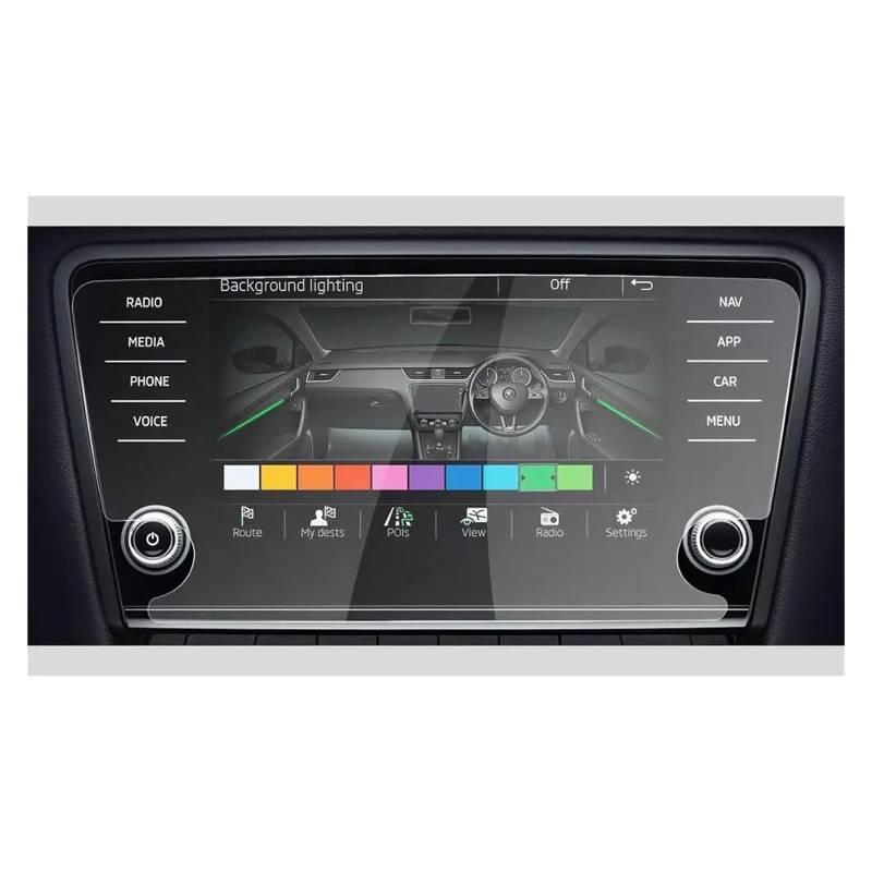 GPS Navigator Displayschutzfolien Für Octavia Für Amundsen 2017-2019 Auto Screen Protector Navigation Touch Display Bildschirm Auto Auto Navi Folie von Ltusgt