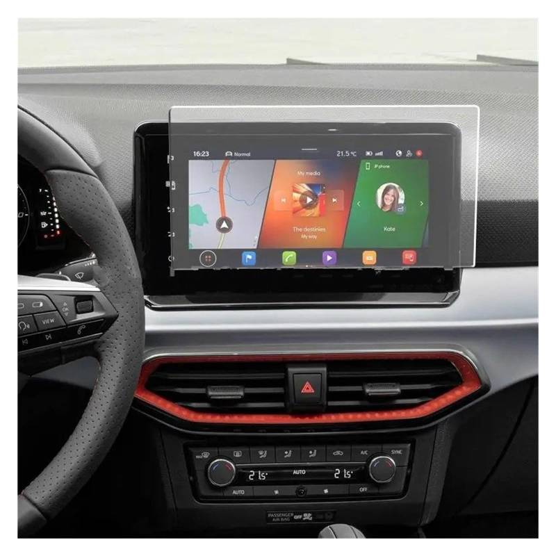 GPS Navigator Displayschutzfolien Für Seat Für Ibiza 2022 PET Displayschutzfolie 9,2 Zoll Autoradio GPS Navigation Display Schutzfolie Auto Navi Folie von Ltusgt