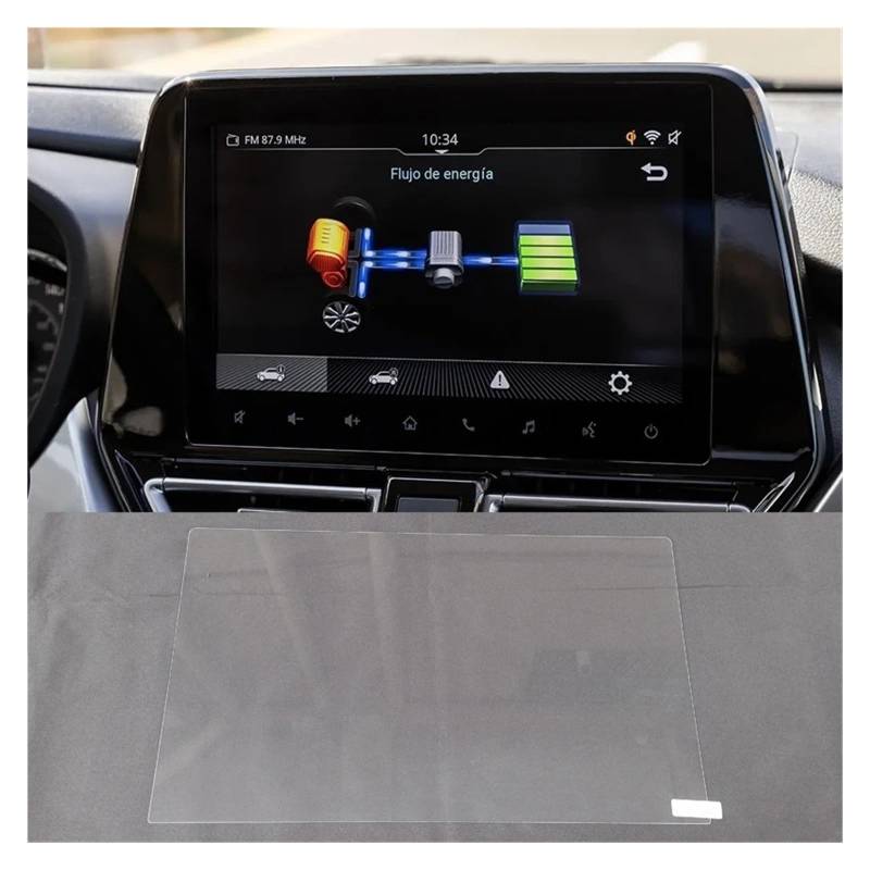 GPS Navigator Displayschutzfolien Für Suzuki Für FRONX 2023-2024 Gehärtetem Glas Screen Protector Film Aufkleber 9 Zoll Auto Infotainment Radio GPS Navigation Auto Navi Folie von Ltusgt