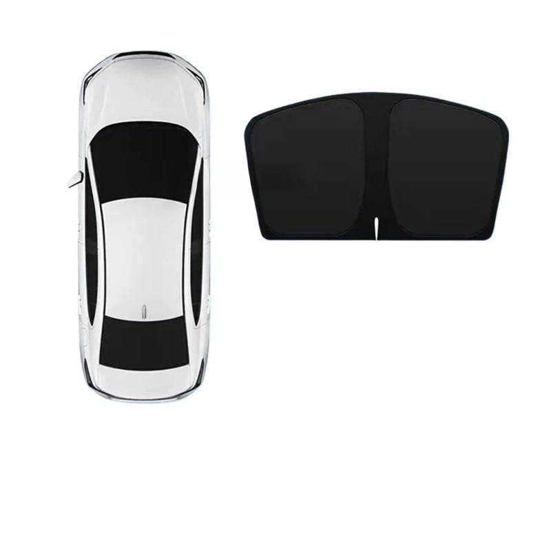 Sonnenblende Auto Für Taycan Auto Faltbare Frontscheibe Glas Dach Schiebedach Dachfenster Sonnenschirm Fenster Schatten Schiebedach Mesh Net Autos Windschutzscheibe Sonnenschutz(1PC Front Windshield) von Ltusgt