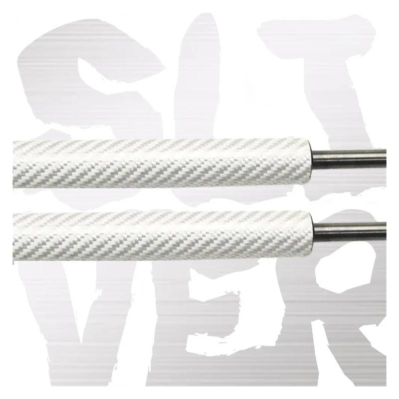 Vordere Haube Hydraulikstange Für Civic 9th FB/FG 2011-2016 Liftunterstützung Gasstoßdämpfer Fronthaube Motorhaube Modifizieren Sie Die Gasdruckfedern Aus Kohlefaser(Silver Carbon Fiber) von Ltusgt
