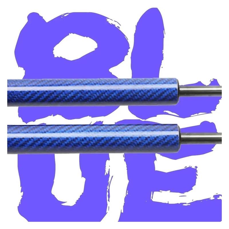 Vordere Haube Hydraulikstange Für Ford Für S-Max 2015 2016 2017 2018 2019 2020 Haube Dämpfer Gas Strut Lift Unterstützung Vorderen Motorhaube Ändern(Blue Carbon Fiber) von Ltusgt
