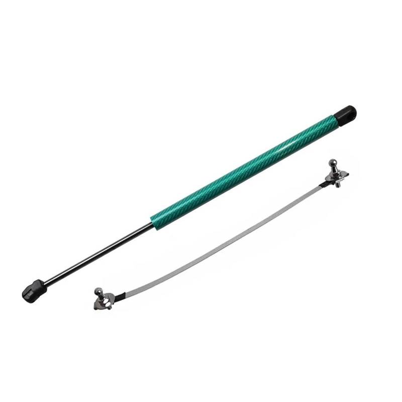 Vordere Haube Hydraulikstange Für SEAT Für Tarraco (KN2) 2018 + 1PC Haube Strut Kit Ändern Front Motorhaube Lift Unterstützung Schock Dämpfer Prop Stange Absorber(Green Carbon Fiber) von Ltusgt