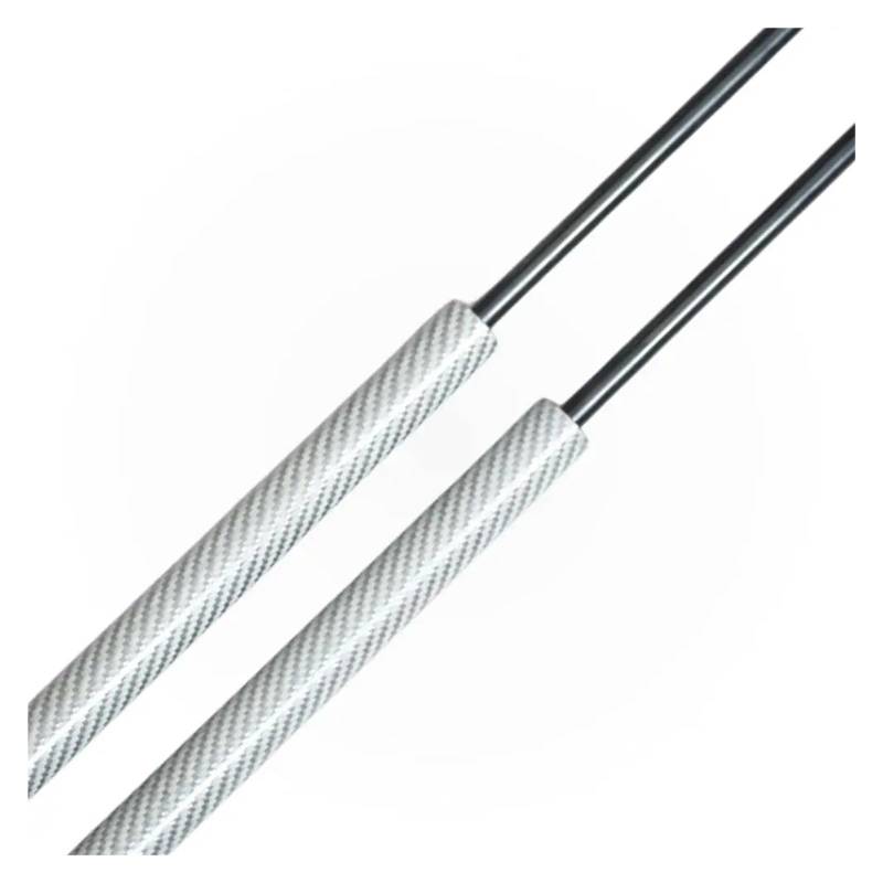 Vordere Haube Hydraulikstange Für Tesla Für Modell Für Y 5-tür SUV 2020 + Vorder Trunk Gas Streben 1505547-00-A Frunk Gepäck Lift Unterstützung Gas Frühling(Silver Carbon Fiber) von Ltusgt