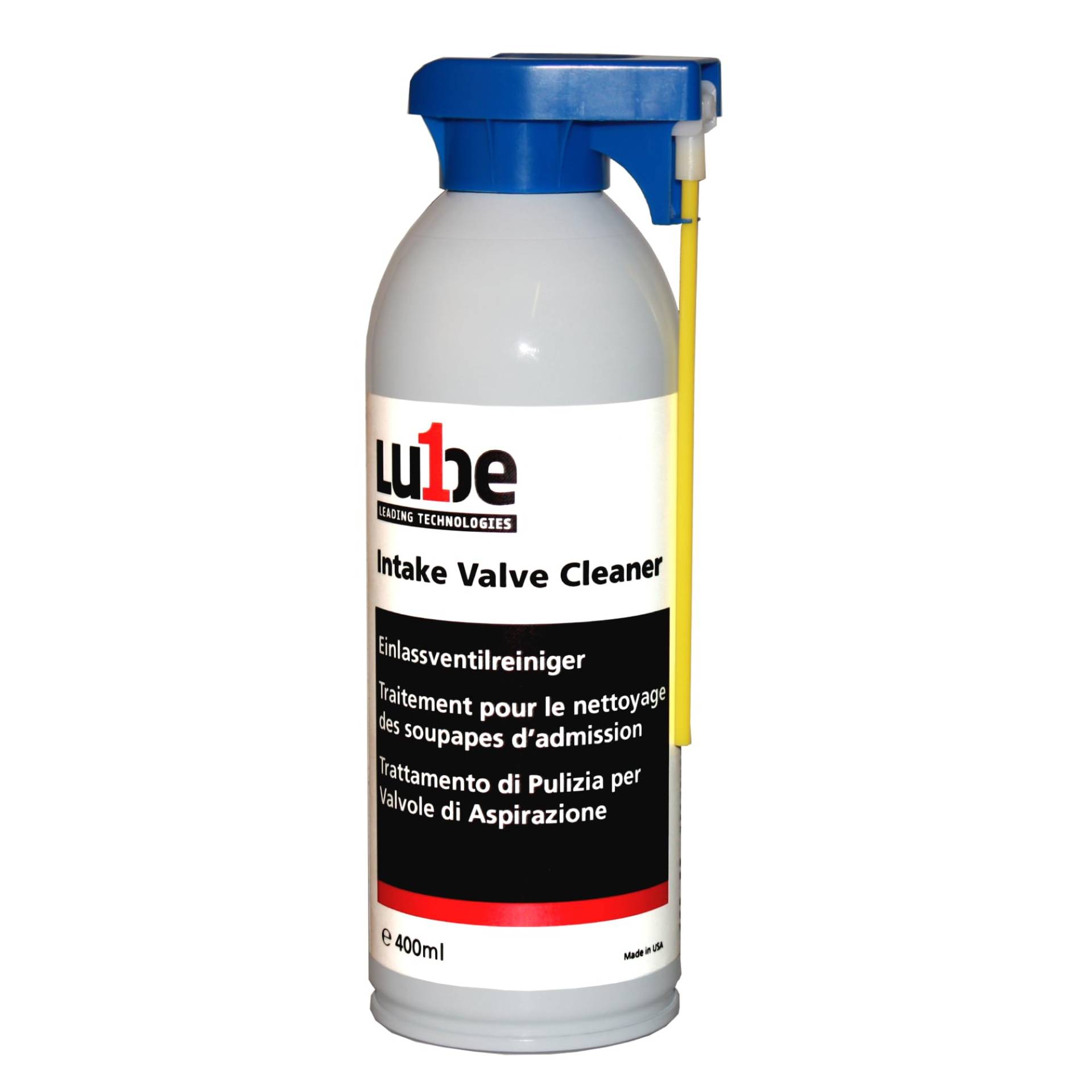 Lube1 Intake Valve Cleaner 400 ml I Ventil Reiniger für Einlassventile mit Direkteinspritzung I Hohe Lösekraft, rasche Wirkung I Einfache Anwendung von Lube1