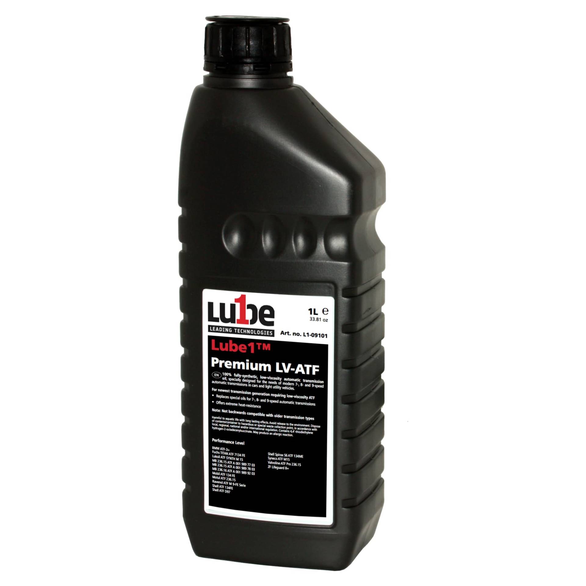 Lube1 Premium LV-ATF Fluid - 1L I Premium ATF Automatikgetriebeöl I Speziell entwickeltes ATF Automatenöl I 100% vollsynthetisches Hydrauliköl von Lube1