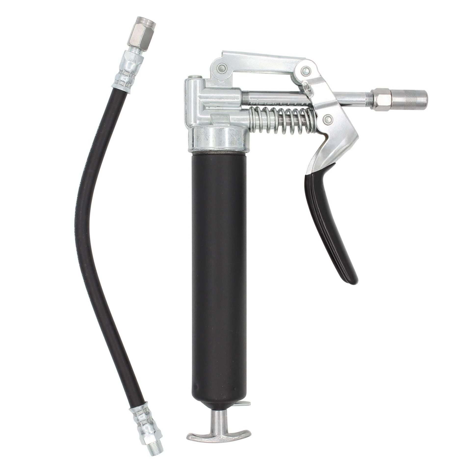 Lubrimatic 30–800 robuste Mini-Fettpresse mit Rohr und Schlauch, Schwarz/Silber Lubrimatic 30–800 robuste Mini-Fettpresse mit Rohr und Schlauch, Schwarz/Silber von Lubrimatic