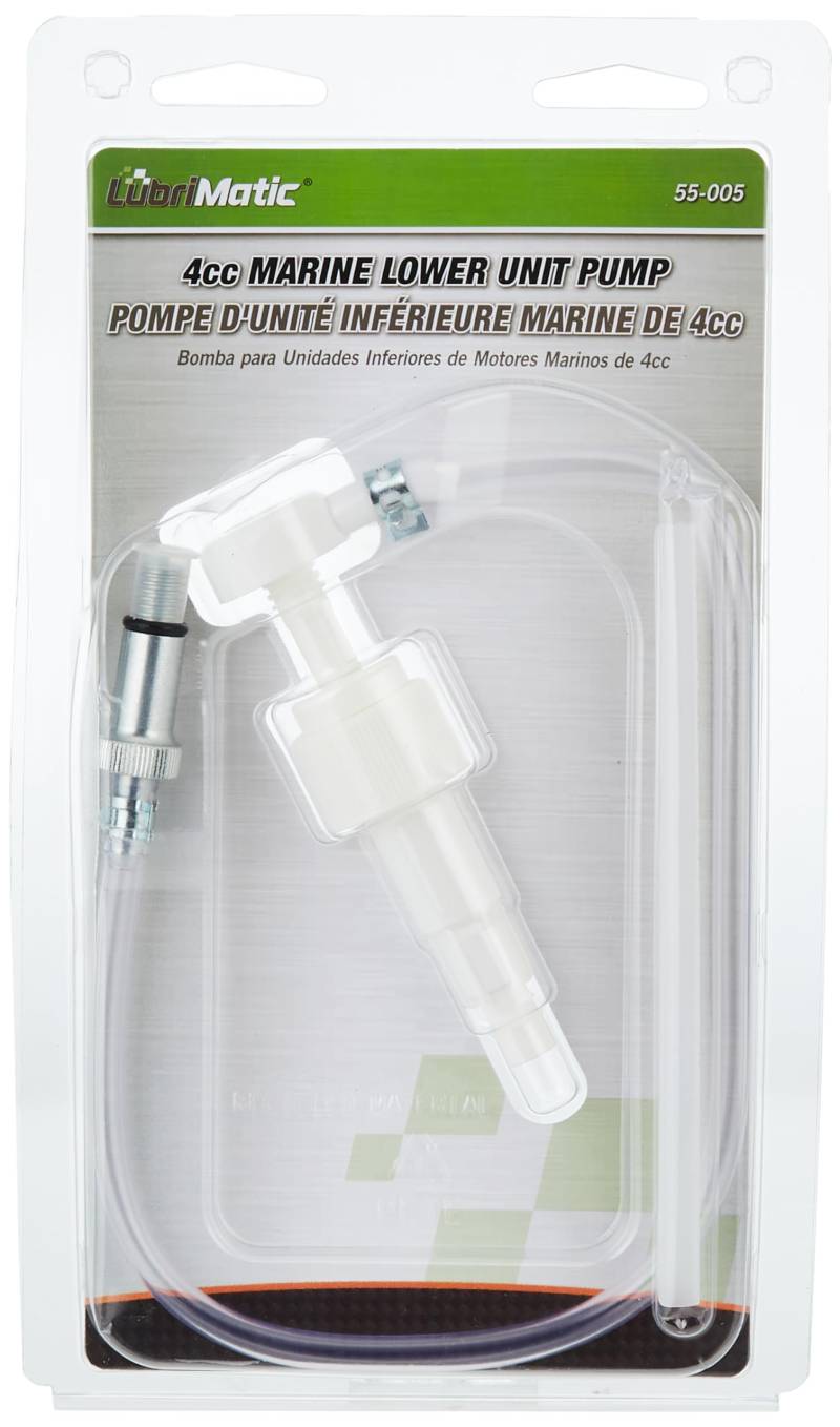 Plews LubriMatic 55–005 Handpumpe für Standard-Hals-Quart-Flaschen, 4 cc pro Hub von Lubrimatic