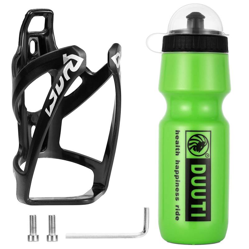 Flaschenhalter Fahrrad Trinkflaschenhalter und 700ml Premium BPA Freie Sportflasche, Fahrrad Trinkflaschen Set Leichter Fahrrad Flaschenhalter für Rennrad, Mountainbike. Unverzichtbar zum Reiten von LucaSng